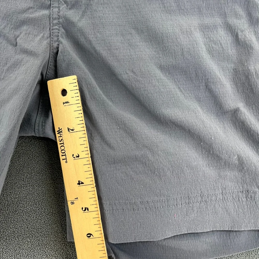 Prana Zion Shorts Womens 4 Gray Hiking Cargo Ripstop Stretch Outdoor Casual